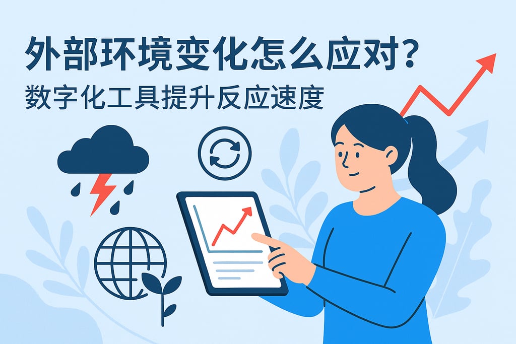 外部环境变化怎么应对？数字化工具提升反应速度