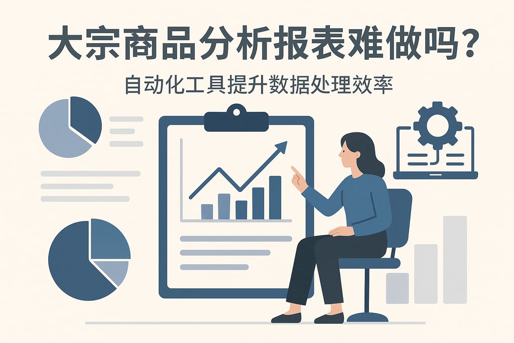 大宗商品分析报表难做吗？自动化工具提升数据处理效率