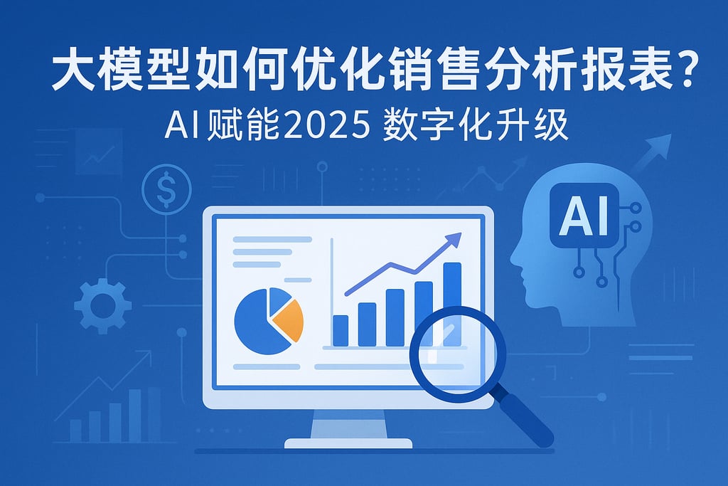 大模型如何优化销售分析报表？AI赋能2025数字化升级