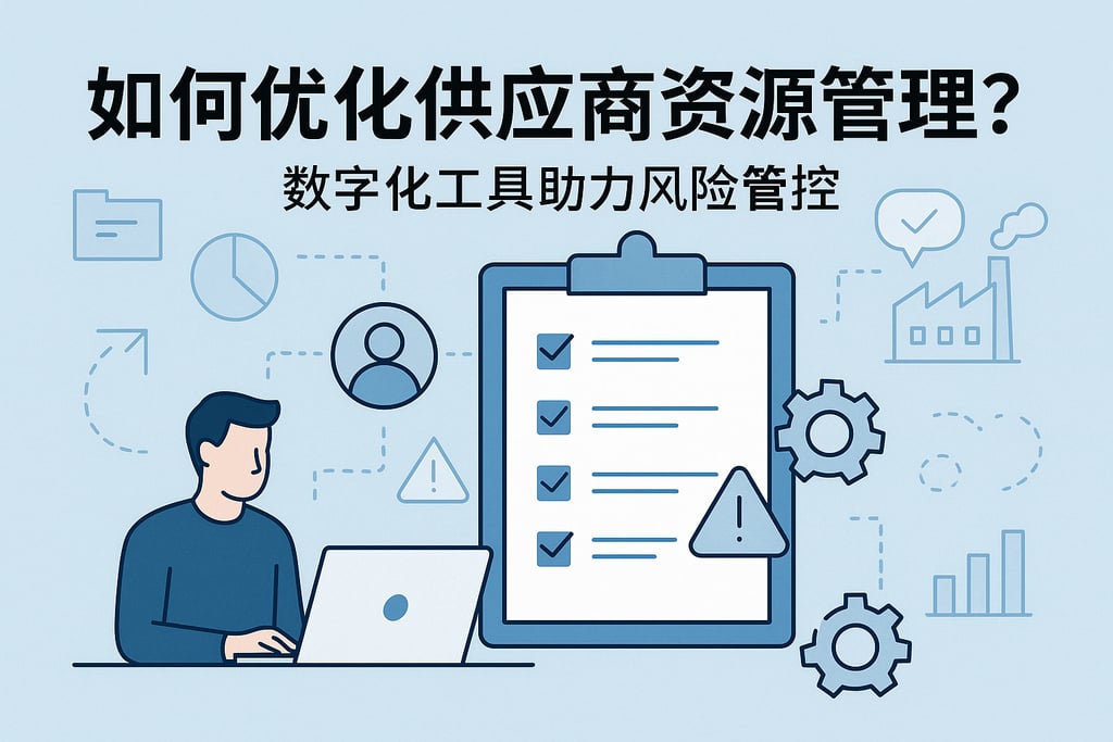 如何优化供应商资源管理？数字化工具助力风险管控