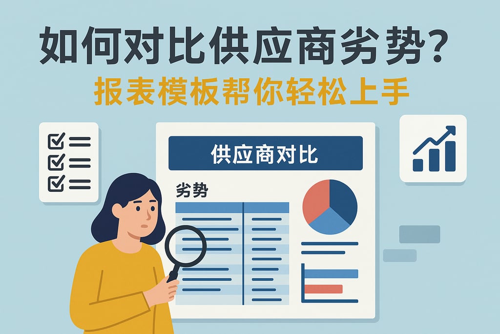 如何对比供应商劣势？报表模板帮你轻松上手