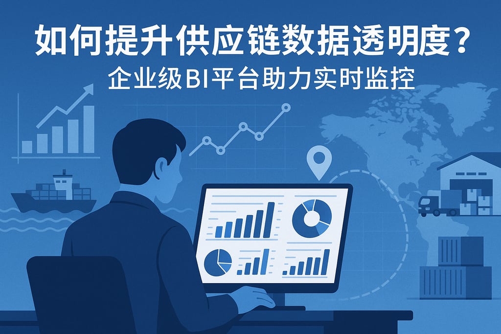 如何提升供应链数据透明度？企业级BI平台助力实时监控