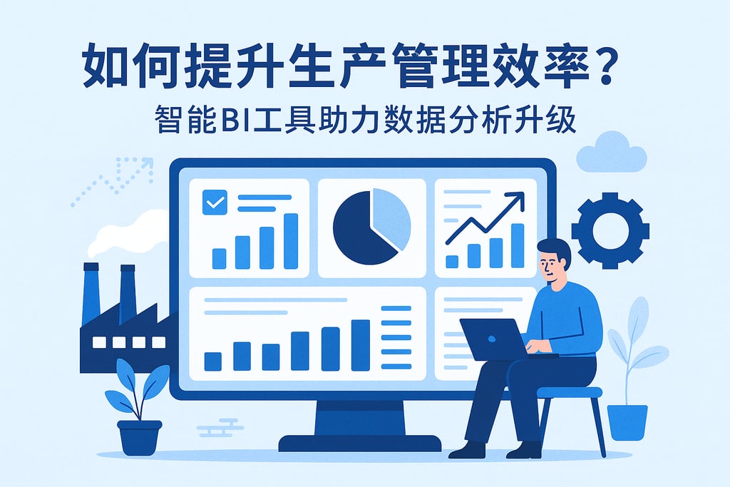 如何提升生产管理效率？智能BI工具助力数据分析升级