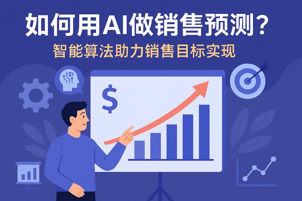 如何用AI做销售预测？智能算法助力销售目标实现