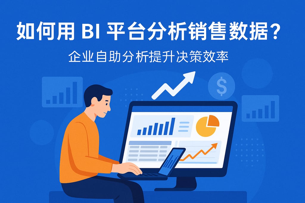 如何用BI平台分析销售数据？企业自助分析提升决策效率