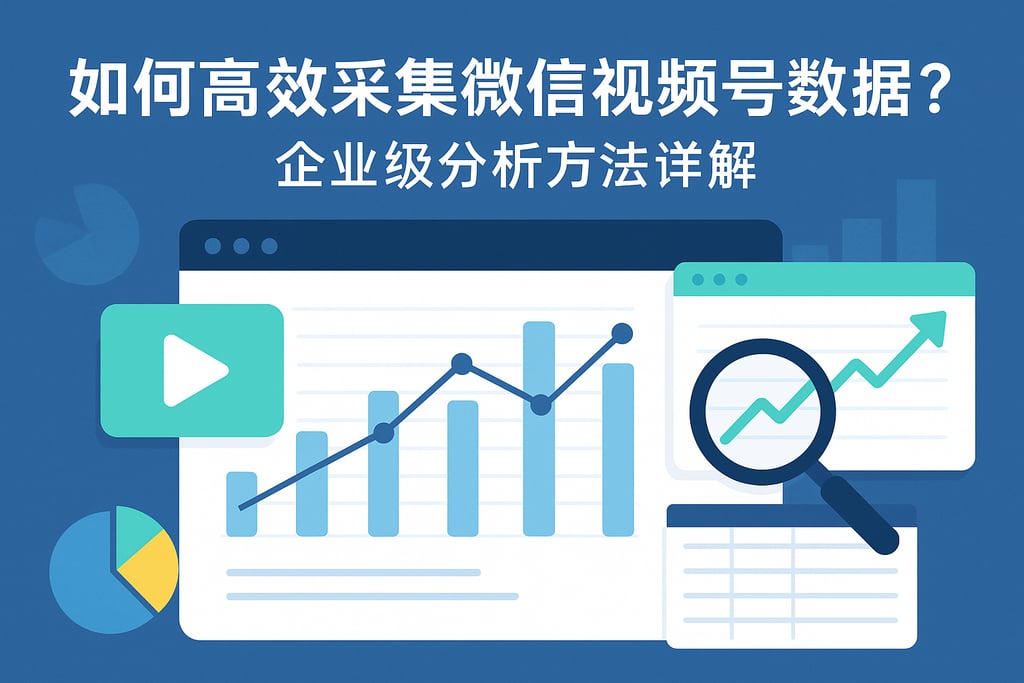 如何高效采集微信视频号数据？企业级分析方法详解