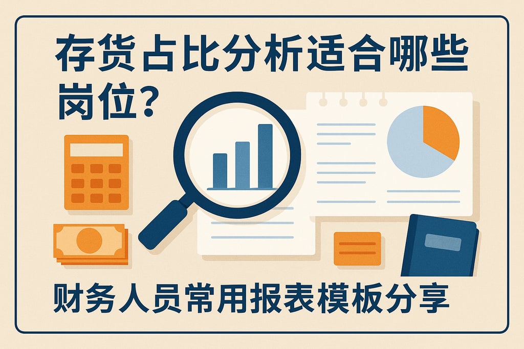 存货占比分析适合哪些岗位？财务人员常用报表模板分享。