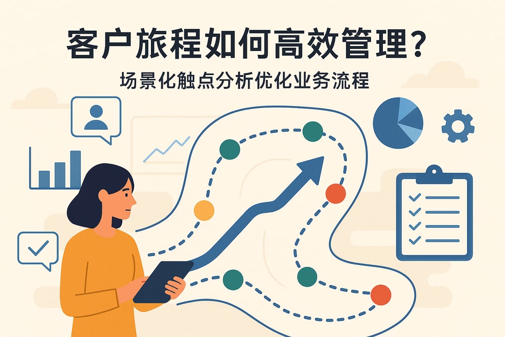 客户旅程如何高效管理？场景化触点分析优化业务流程