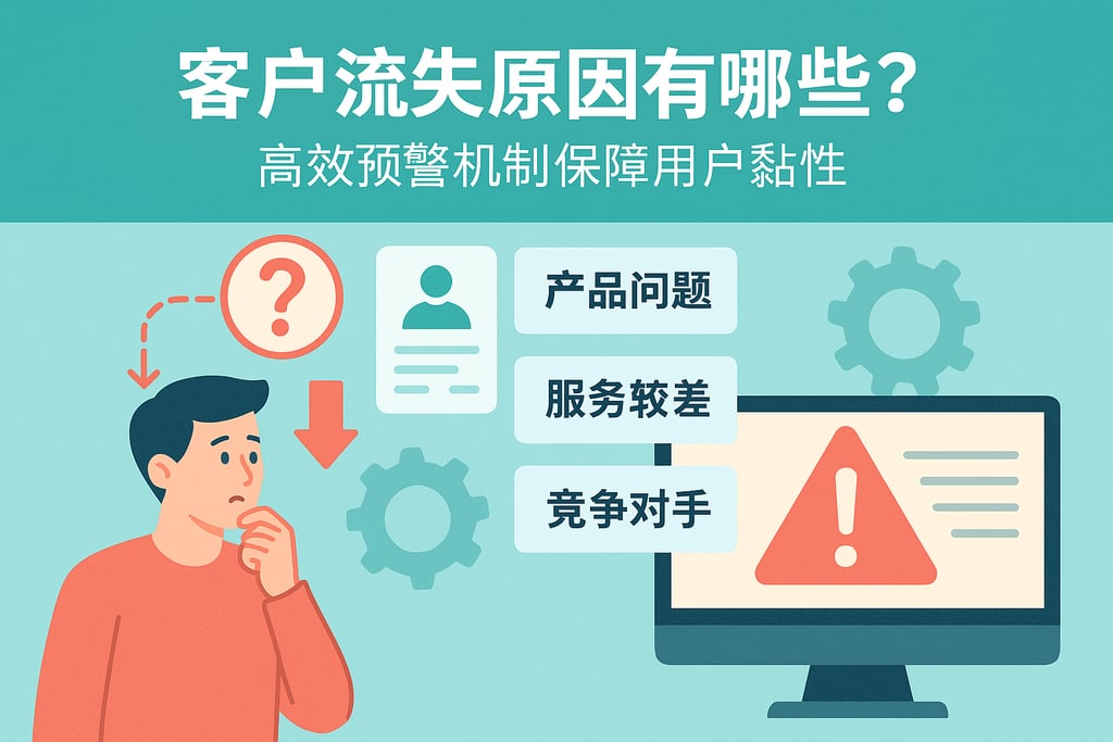 客户流失原因有哪些？高效预警机制保障用户黏性
