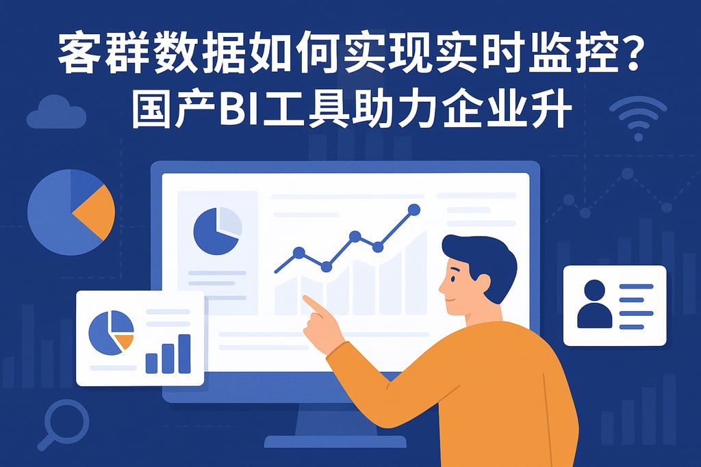 客群数据如何实现实时监控？国产BI工具助力企业升级