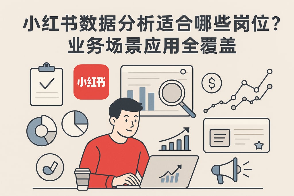 小红书数据分析适合哪些岗位？业务场景应用全覆盖