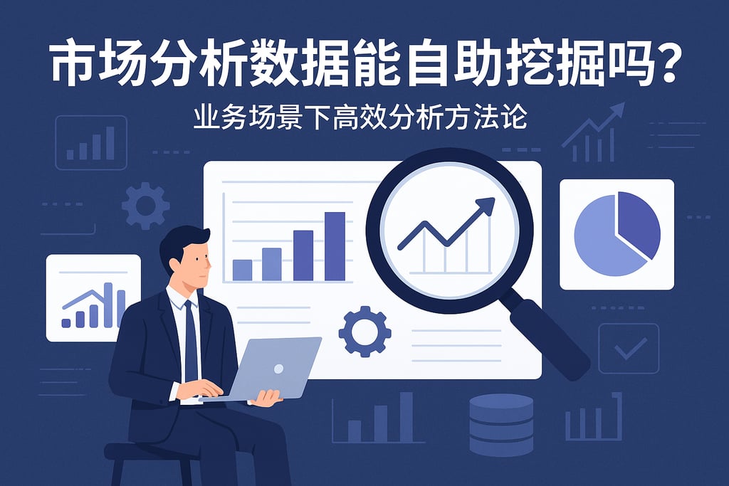 市场分析数据能自助挖掘吗？业务场景下高效分析方法论