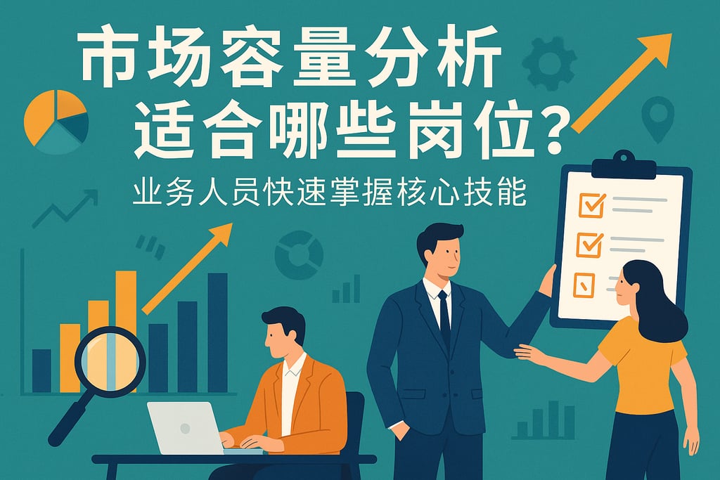 市场容量分析适合哪些岗位？业务人员快速掌握核心技能