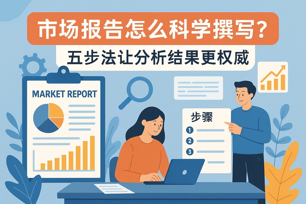 市场报告怎么科学撰写？五步法让分析结果更权威
