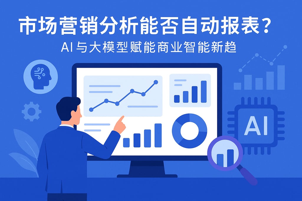 市场营销分析能否自动报表？AI与大模型赋能商业智能新趋势