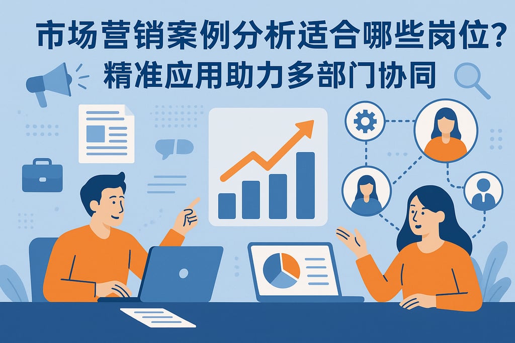 市场营销案例分析适合哪些岗位？精准应用助力多部门协同