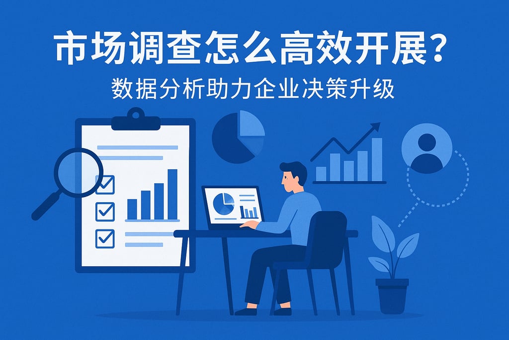 市场调查怎么高效开展？数据分析助力企业决策升级