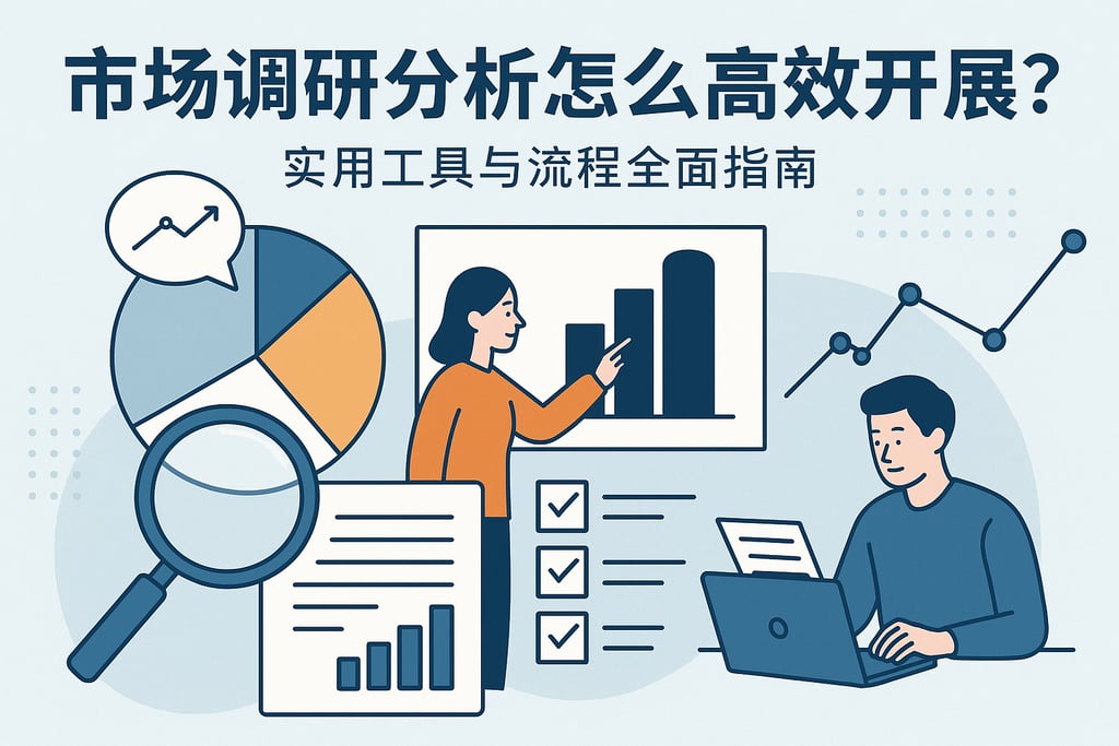 市场调研分析怎么高效开展？实用工具与流程全面指南