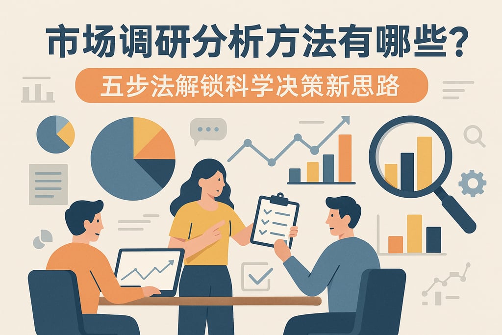 市场调研分析方法有哪些？五步法解锁科学决策新思路