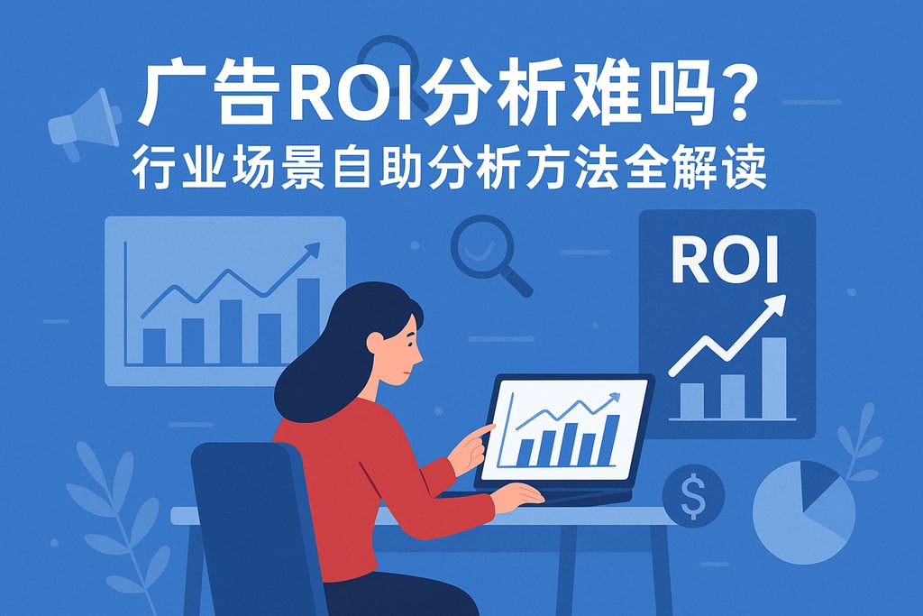 广告ROI分析难吗？行业场景自助分析方法全解读