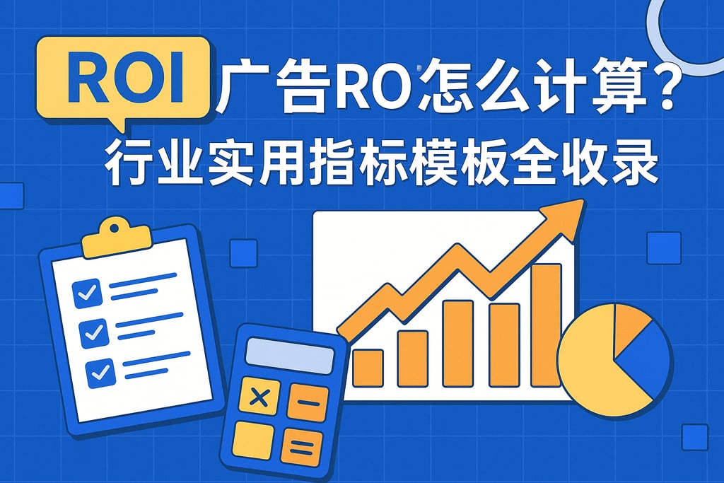 广告ROI怎么计算？行业实用指标模板全收录