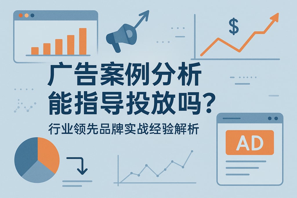 广告案例分析能指导投放吗？行业领先品牌实战经验解析