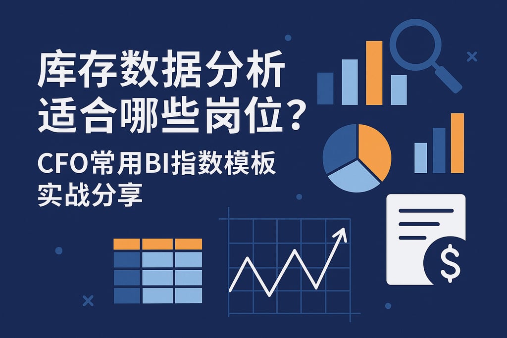 库存数据分析适合哪些岗位？CFO常用BI指标模板实战分享
