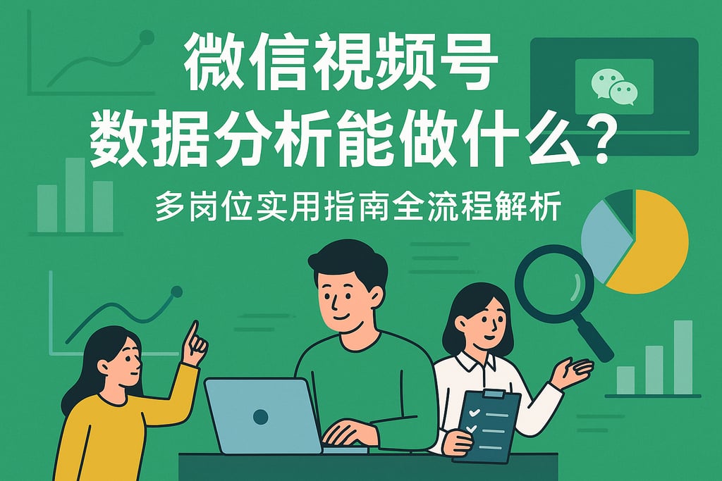 微信视频号数据分析能做什么？多岗位实用指南全流程解析