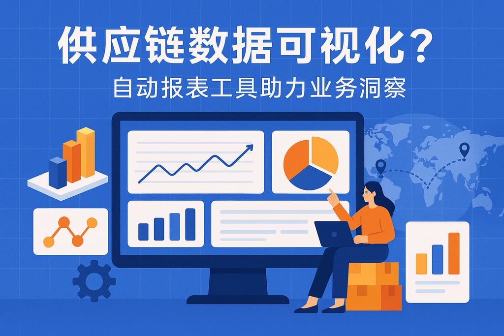 怎样做供应链数据可视化？自动报表工具助力业务洞察
