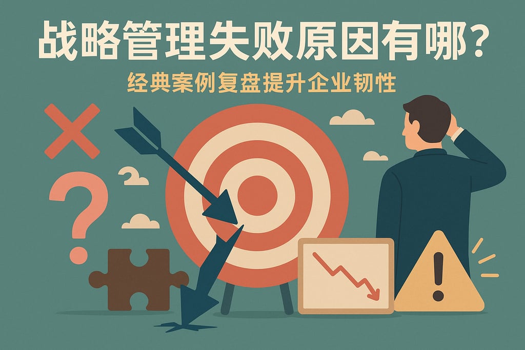 战略管理失败原因有哪些？经典案例复盘提升企业韧性