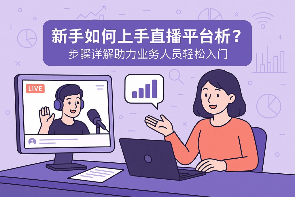 新手如何上手直播平台分析？步骤详解助力业务人员轻松入门
