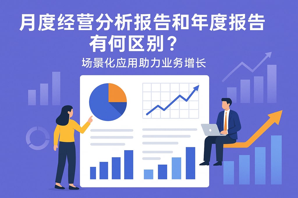 月度经营分析报告和年度报告有何区别？场景化应用助力业务增长
