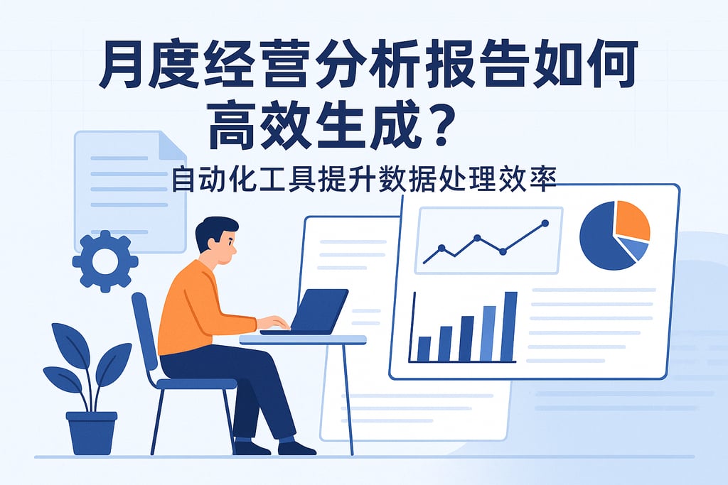月度经营分析报告如何高效生成？自动化工具提升数据处理效率