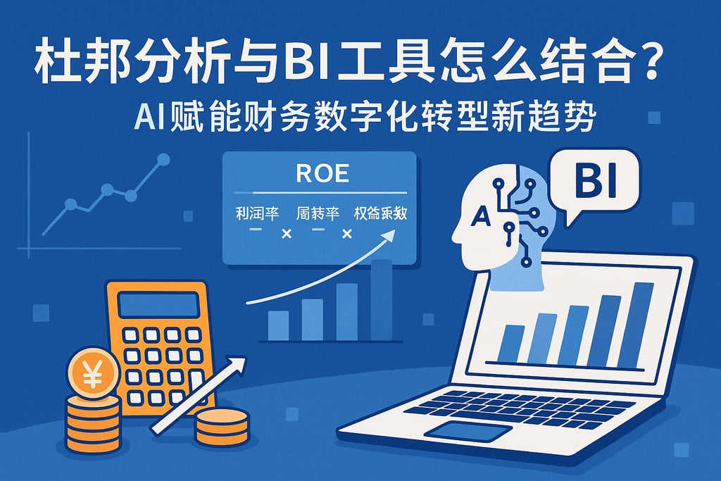 杜邦分析与BI工具怎么结合？AI赋能财务数字化转型新趋势