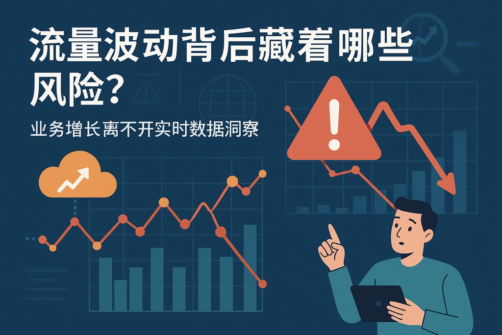 流量波动背后藏着哪些风险？业务增长离不开实时数据洞察