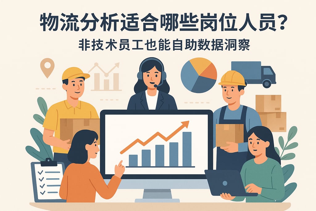 物流分析适合哪些岗位人员？非技术员工也能自助数据洞察