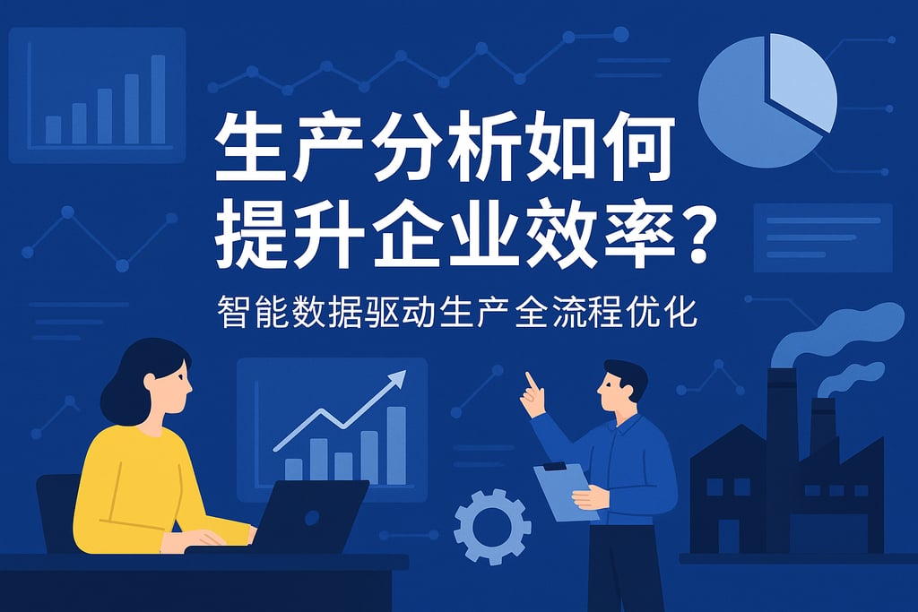 生产分析如何提升企业效率？智能数据驱动生产全流程优化