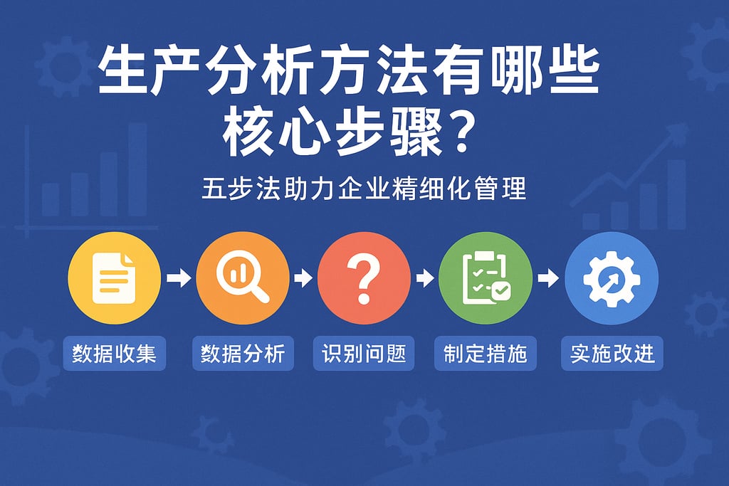 生产分析方法有哪些核心步骤？五步法助力企业精细化管理
