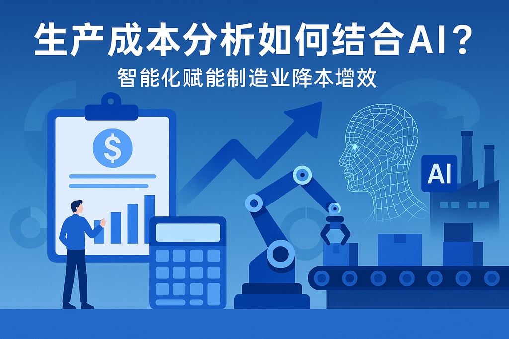 生产成本分析如何结合AI？智能化赋能制造业降本增效