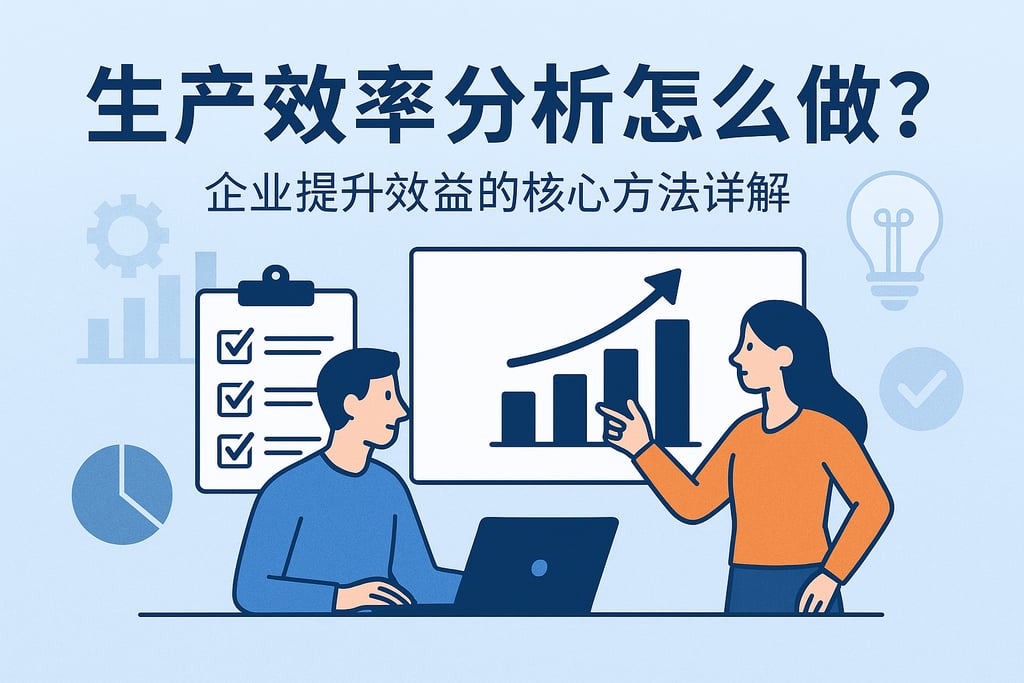 生产效率分析怎么做？企业提升效益的核心方法详解