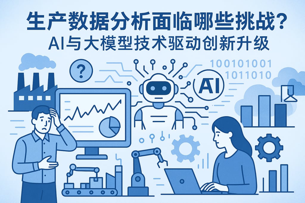 生产数据分析面临哪些挑战？AI与大模型技术驱动创新升级