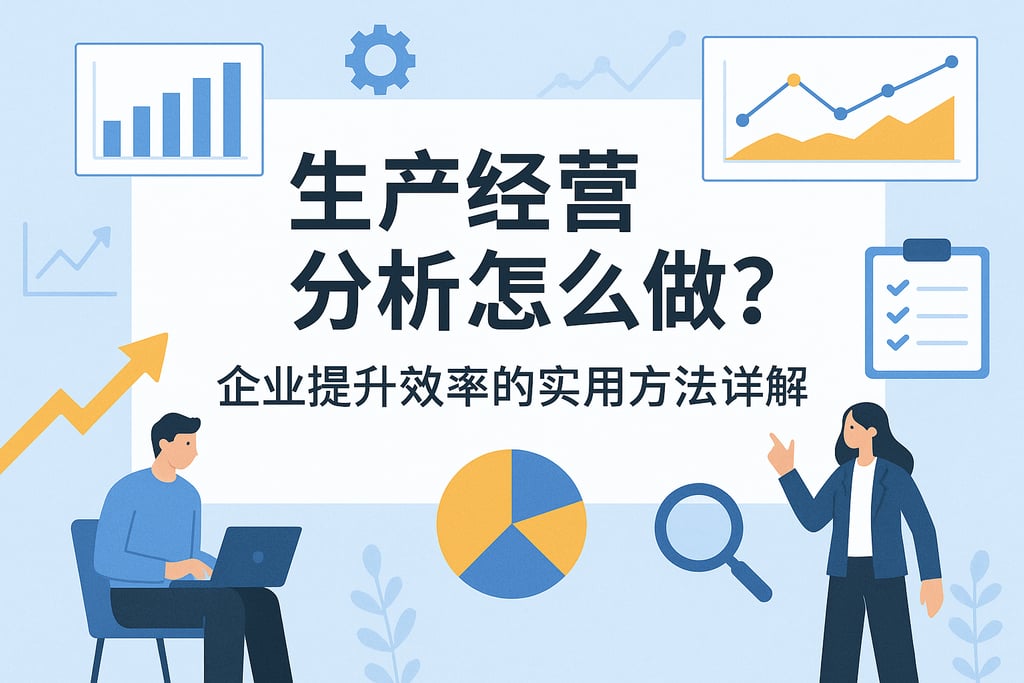 生产经营分析怎么做？企业提升效率的实用方法详解