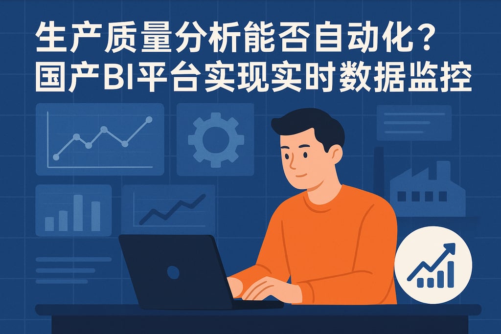 生产质量分析能否自动化？国产BI平台实现实时数据监控