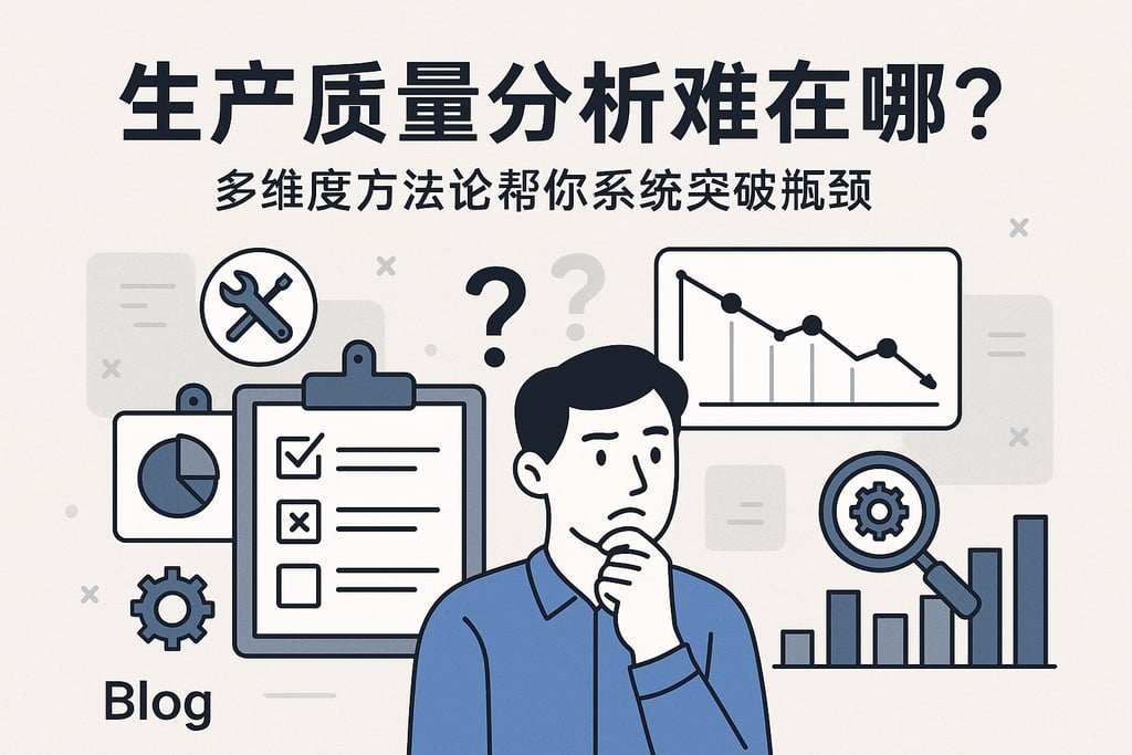 生产质量分析难在哪？多维度方法论帮你系统突破瓶颈