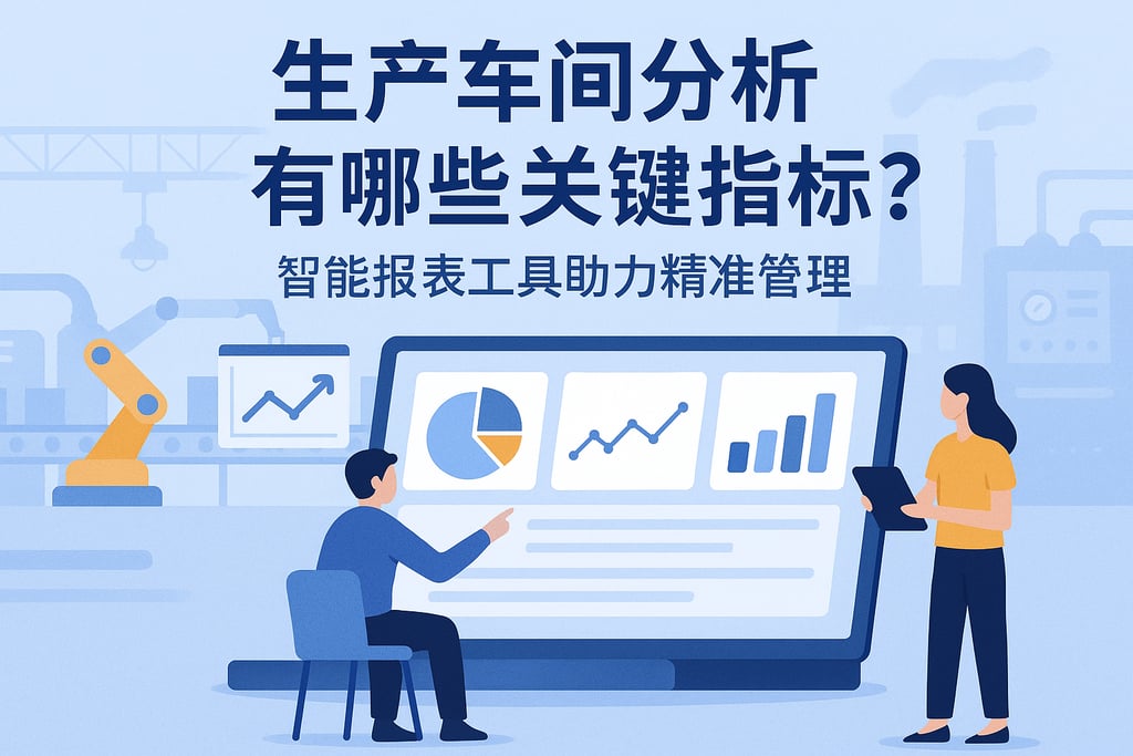 生产车间分析有哪些关键指标？智能报表工具助力精准管理