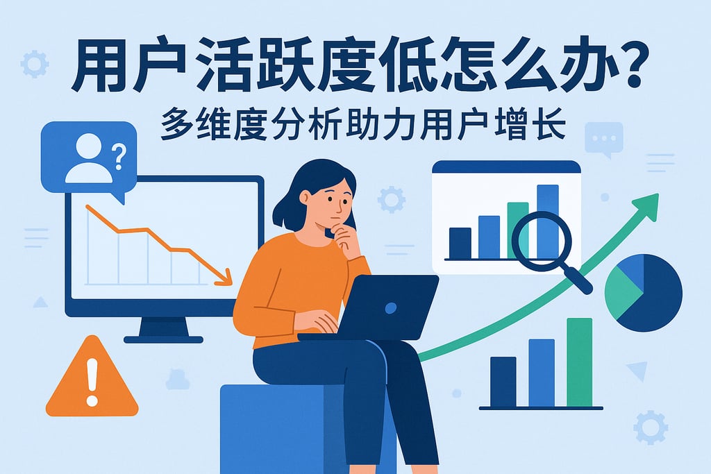 用户活跃度低该怎么办？多维度分析助力用户增长
