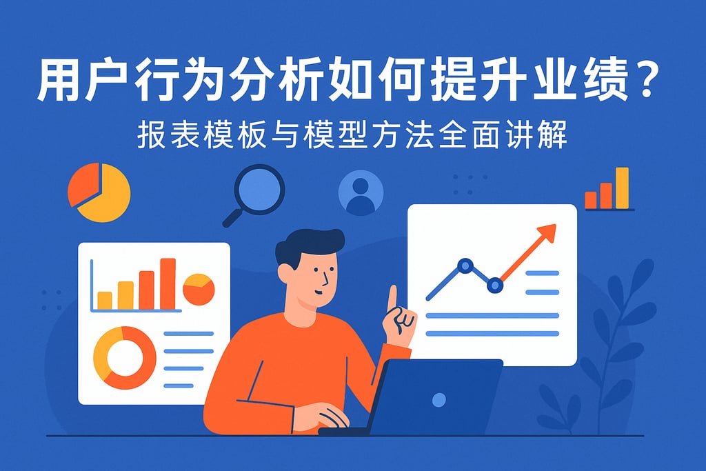 用户行为分析如何提升业绩？报表模板与模型方法全面讲解