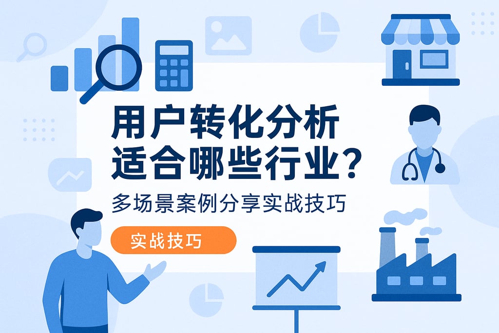 用户转化分析适合哪些行业？多场景案例分享实战技巧