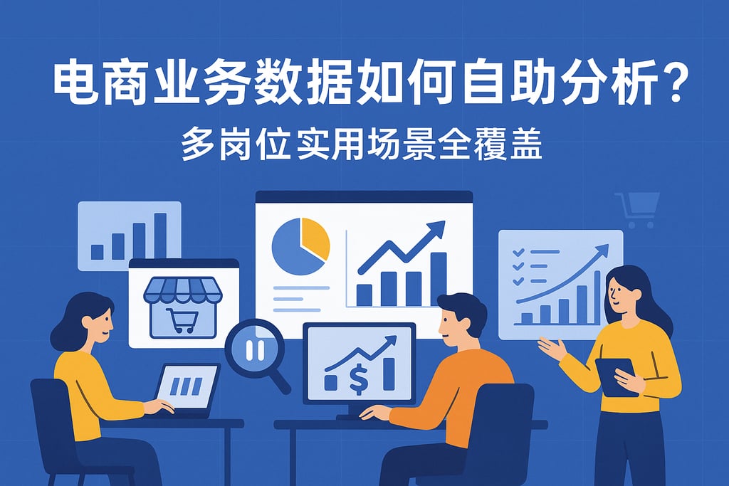 电商业务数据如何自助分析？多岗位实用场景全覆盖