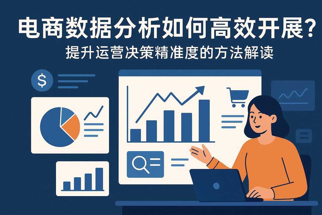 电商数据分析如何高效开展？提升运营决策精准度的方法解读